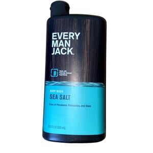 Every Man Jack Men's Body Wash Sea Salt NEW 16.9 Fl Oz *